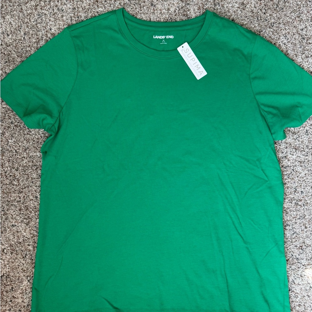 Lands' End Green Women's Top